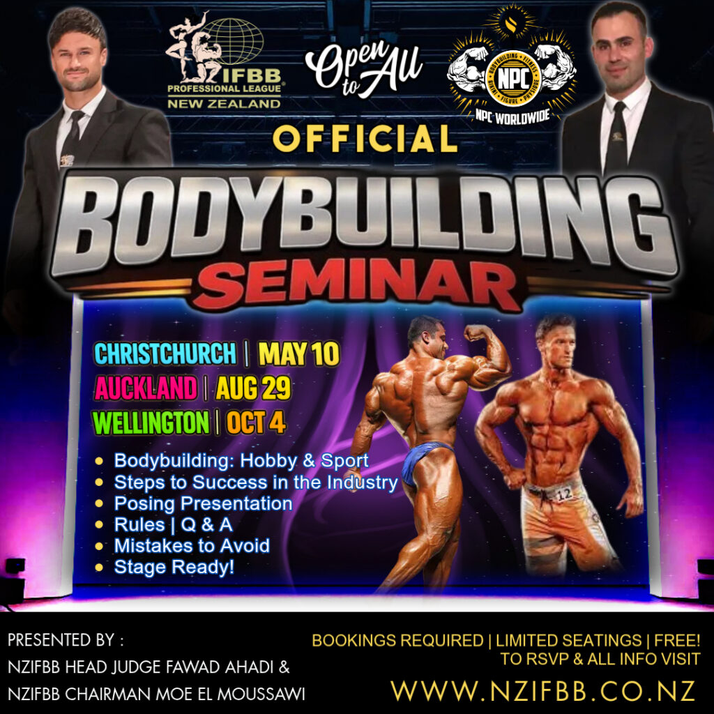 NZIFBB SEMINAR SOUTH ISLAND